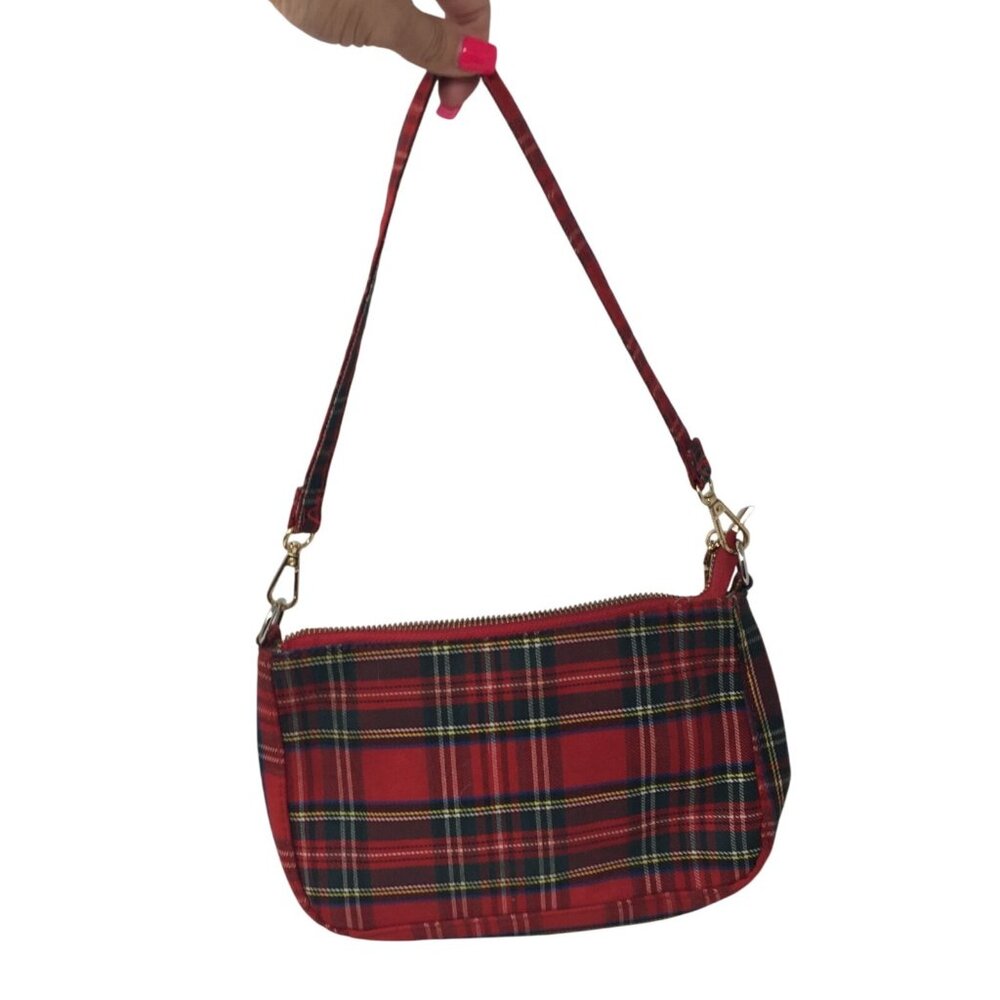Women's Small Red Plaid Purse/Handbag